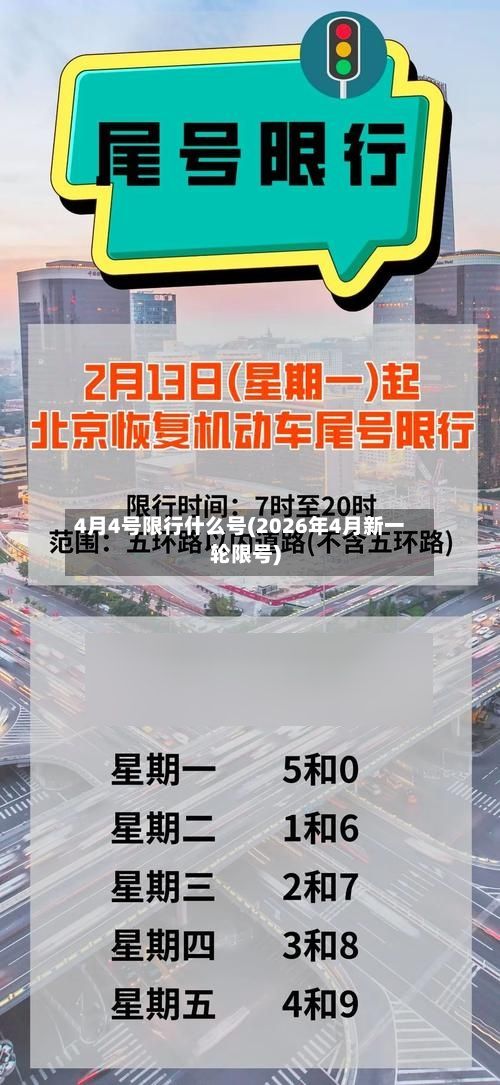 4月4号限行什么号(2026年4月新一轮限号)