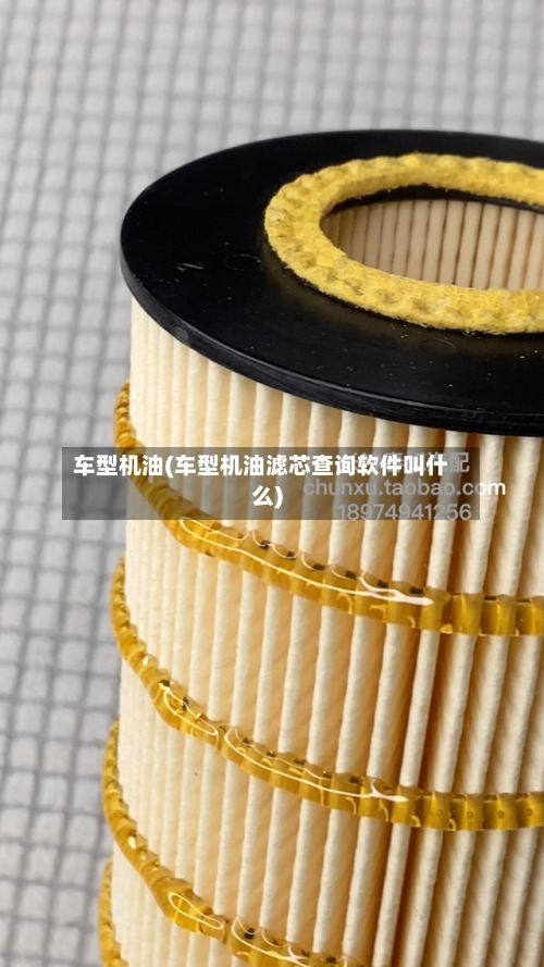 车型机油(车型机油滤芯查询软件叫什么)-第2张图片