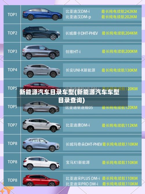 新能源汽车目录车型(新能源汽车车型目录查询)-第2张图片