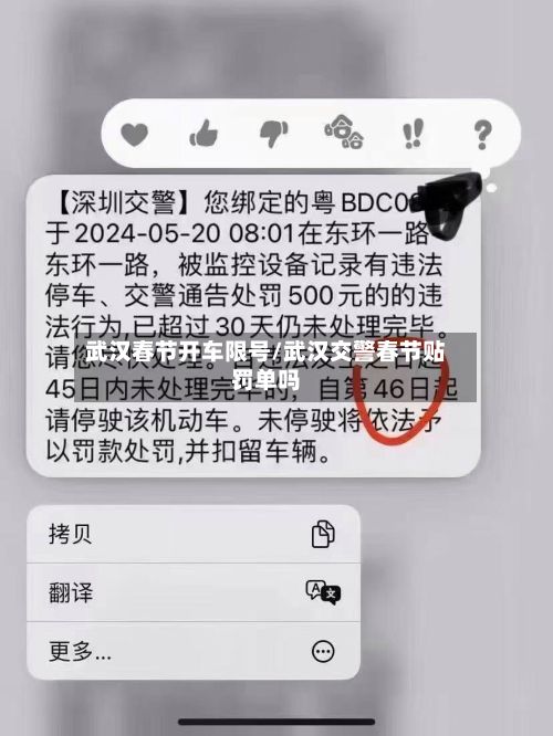 武汉春节开车限号/武汉交警春节贴罚单吗