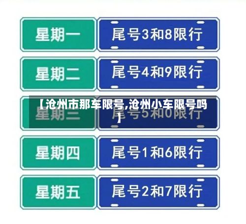 【沧州市那车限号,沧州小车限号吗】-第3张图片