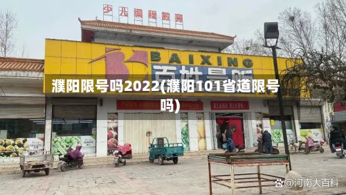 濮阳限号吗2022(濮阳101省道限号吗)-第3张图片